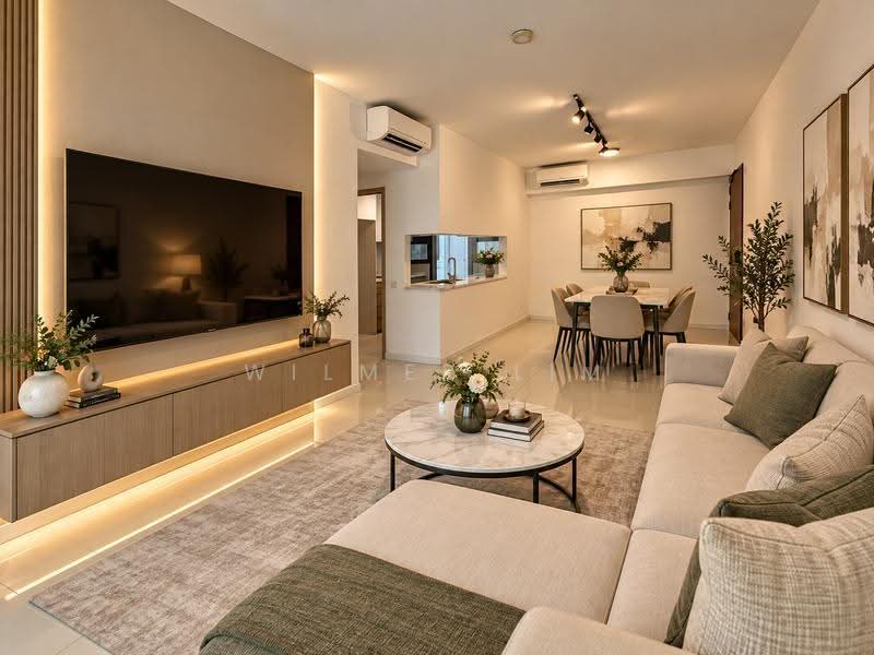 Treasure at Tampines, 23 Tampines Lane, Pasir Ris / Tampines, 4 Bedrooms, 1,324 sqft, Condominium For Sale, by Wilmer Lim, 500257226 - Living Room - PropertyGuru.com.sg