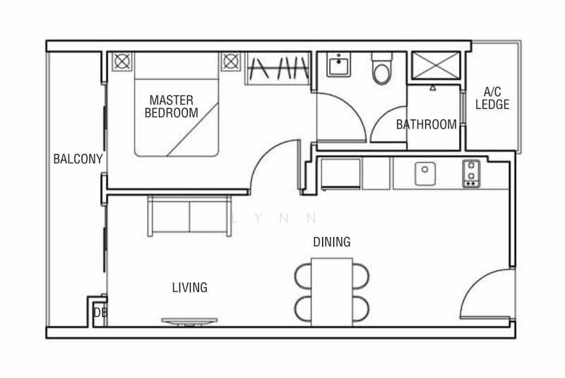Viento, 29 Lorong 30 Geylang, Eunos / Geylang / Paya Lebar, 1 Bedroom, 452 sqft, Condominium For Rent, by Lynn Goh, 500257267 - PropertyGuru.com.sg
