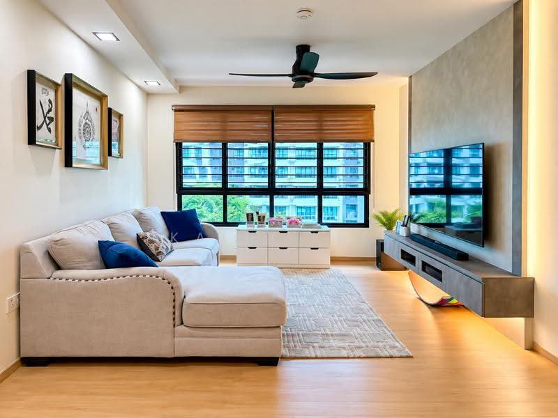 420C Northshore Drive, 420C Northshore Drive, Hougang / Punggol / Sengkang, 3 Bedrooms, 1,205 sqft, HDB Flat For Sale, by Kally Kee, 500257295 - Living Room - PropertyGuru.com.sg