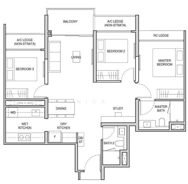 Norwood Grand, 6 Champions Way, Admiralty / Woodlands, 3 Bedrooms, 904 sqft, Condominium For Rent, by Nick Tan, 500257323 - PropertyGuru.com.sg