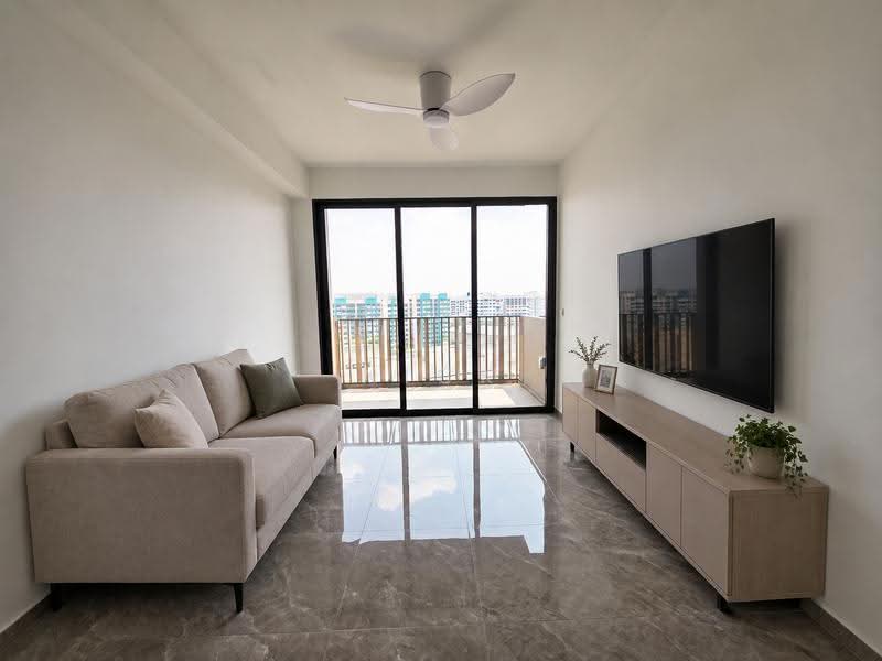 Norwood Grand, 6 Champions Way, Admiralty / Woodlands, 3 Bedrooms, 904 sqft, Condominium For Rent, by Nick Tan, 500257323 - Living Room - PropertyGuru.com.sg