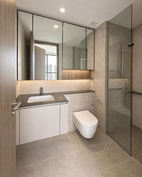 Norwood Grand, 10 Champions Way, Admiralty / Woodlands, 2 Bedrooms, 624 sqft, Condominium For Rent, by Amber Wang Ting, 500257344 - Bathroom - PropertyGuru.com.sg