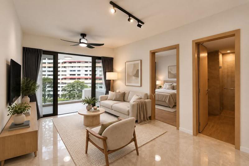The Tre Ver, 62 Potong Pasir Avenue 1, Macpherson / Potong Pasir, 2 Bedrooms, 624 sqft, Condominium For Sale, by Tiffany Yew, 500257360 - Living Room - PropertyGuru.com.sg