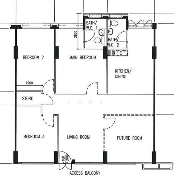 360 Yung An Road, 360 Yung An Road, Boon Lay / Jurong / Tuas, 3 Bedrooms, 1,141 sqft, HDB Flat For Sale, by Toby Aw, 500257411 - PropertyGuru.com.sg