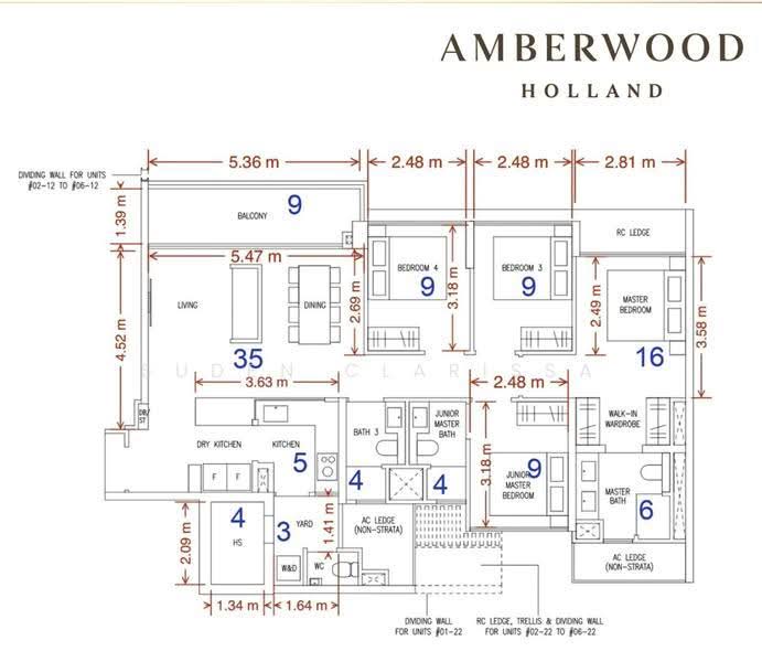 Amberwood at Holland, Tanglin / Holland / Bukit Timah, 4 Bedrooms, 1,227 sqft, Condominium For Sale, by Suden Clarissa Li Huang, 500257464 - Balcony - PropertyGuru.com.sg
