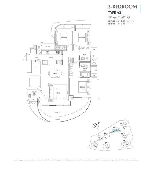 $306K Discount | Lux Sentosa 3BR | Large Unit with Sea View, Harbourfront / Telok Blangah, 3 Bedrooms, 1,679 sqft, Condominium For Sale, by Semantha Soon, 500257514 - PropertyGuru.com.sg