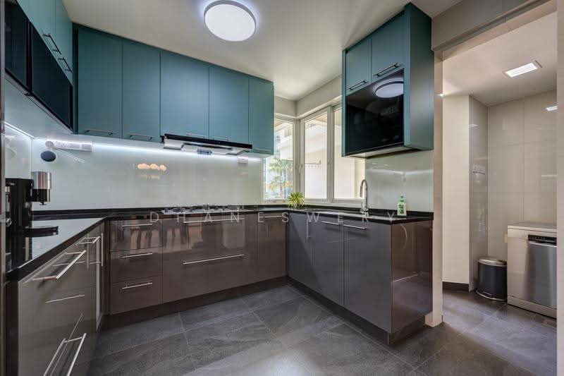 Edelweiss Park Condo, 80 Flora Road, Changi Airport / Changi Village, 3 Bedrooms, 1,282 sqft, Condominium For Sale, by Dhaneswery (Dhanes), 500257522 - Kitchen - PropertyGuru.com.sg