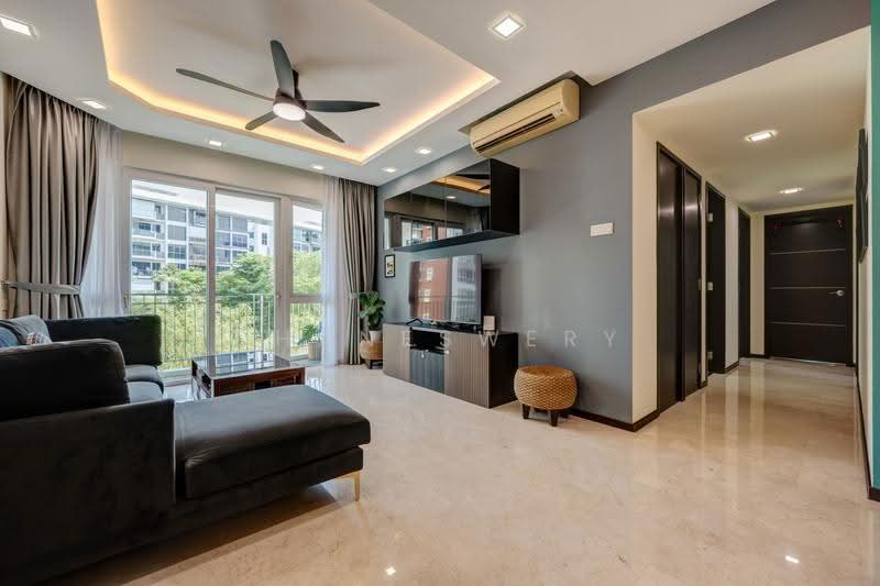 Edelweiss Park Condo, 80 Flora Road, Changi Airport / Changi Village, 3 Bedrooms, 1,282 sqft, Condominium For Sale, by Dhaneswery (Dhanes), 500257522 - Living Room - PropertyGuru.com.sg