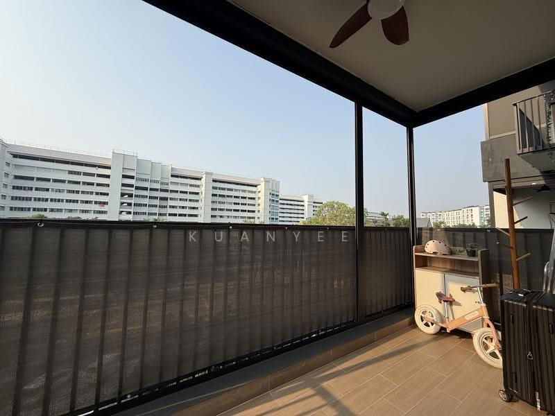 Treasure at Tampines, 1 Tampines Lane, Pasir Ris / Tampines, 3 Bedrooms, 818 sqft, Condominium For Sale, by Kuanyee Goh, 500257579 - Balcony - PropertyGuru.com.sg