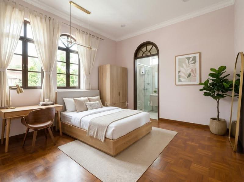 Just Listed | Only 14XX PSF | Spacious Semi-D House with Huge Garden - 4,780sqft, Hougang / Punggol / Sengkang, 6 Bedrooms, 3,500 sqft, Semi-Detached House For Sale, by Ryan Heng, 500257602 - Bedroom - PropertyGuru.com.sg