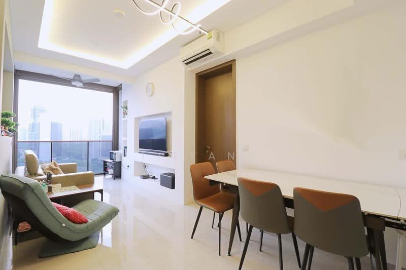 Kopar At Newton, 8 Makeway Avenue, Orchard / River Valley, 2 Bedrooms, 614 sqft, Condominium For Rent, by Tiffany Chan, 500257625 - Living Room - PropertyGuru.com.sg