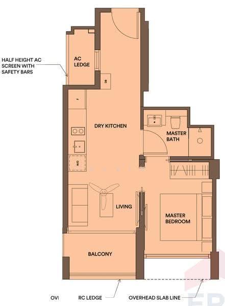Park Place Residences, 2 Paya Lebar Road, Eunos / Geylang / Paya Lebar, 1 Bedroom, 484 sqft, Condominium For Sale, by Calvin Cheong, 500257638 - PropertyGuru.com.sg