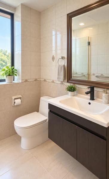Simei Green Condominium, 1 Simei Street 4, Pasir Ris / Tampines, 3 Bedrooms, 1,249 sqft, Condominium For Rent, by Amy Tan, 500257657 - Bathroom - PropertyGuru.com.sg