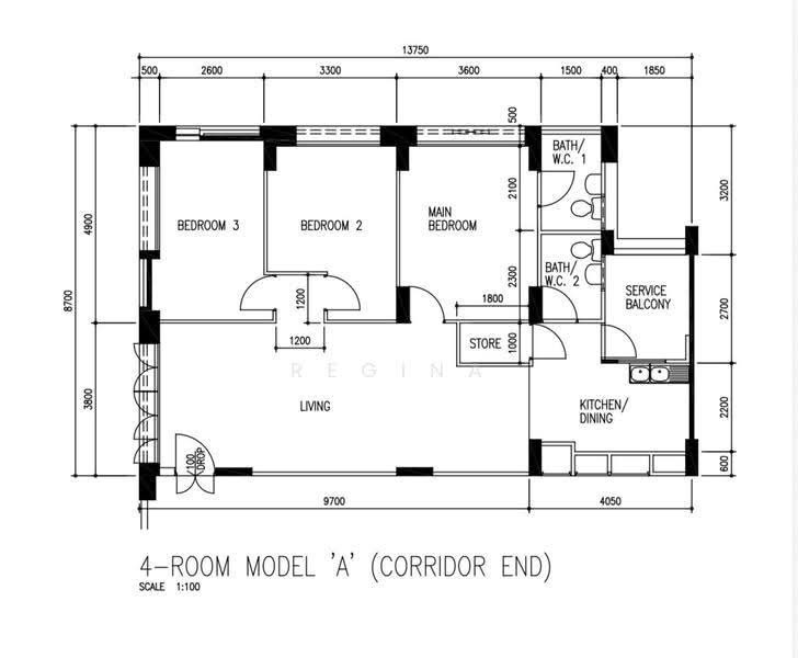657 Jalan Tenaga, 657 Jalan Tenaga, Eunos / Geylang / Paya Lebar, 3 Bedrooms, 1,141 sqft, HDB Flat For Sale, by Regina Huang, 500257731 - PropertyGuru.com.sg