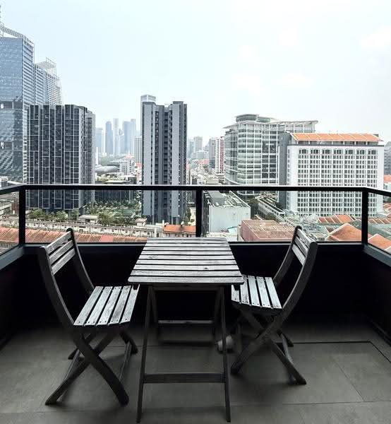 Midtown Modern, 18 Tan Quee Lan Street, Beach Road / Bugis / Rochor, 2 Bedrooms, 635 sqft, Condominium For Sale, by Loke Xian Xun, 500257779 - Balcony - PropertyGuru.com.sg