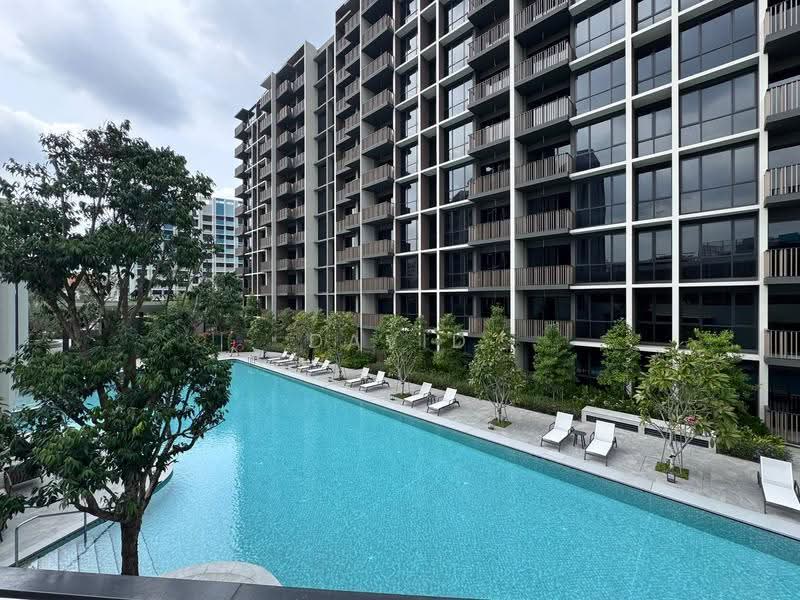 Norwood Grand, Admiralty / Woodlands, 2 Bedrooms, 624 sqft, Condominium For Rent, by David Teng, 500257792 - Lap Pool View From Tree Top Walk - PropertyGuru.com.sg