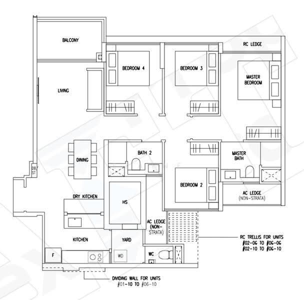 Cheap 4 bed, 1km MGS, Tanglin / Holland / Bukit Timah, 4 Bedrooms, 1,076 sqft, Condominium For Sale, by Elaine Wong, 500257793 - PropertyGuru.com.sg
