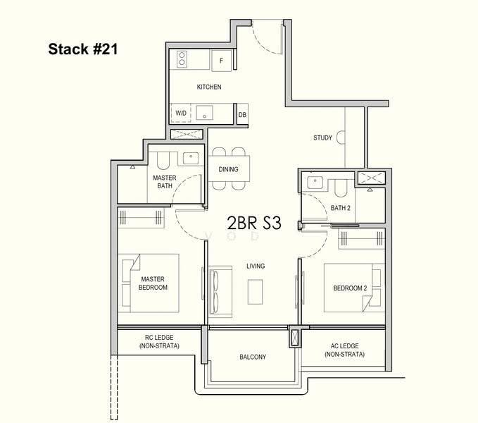 Lentor Gardens Residences, 68 Lentor Gardens, Mandai / Upper Thomson, 2 Bedrooms, 732 sqft, Apartment For Sale, by Vod Chia, 500257857 - PropertyGuru.com.sg