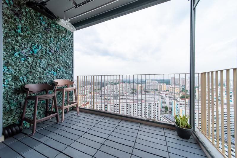 Sol Acres, 8 Choa Chu Kang Grove, Dairy Farm / Bukit Panjang / Choa Chu Kang, 1 Bedroom, 495 sqft, Condominium For Sale, by Kate Tan, 500257912 - Balcony - PropertyGuru.com.sg