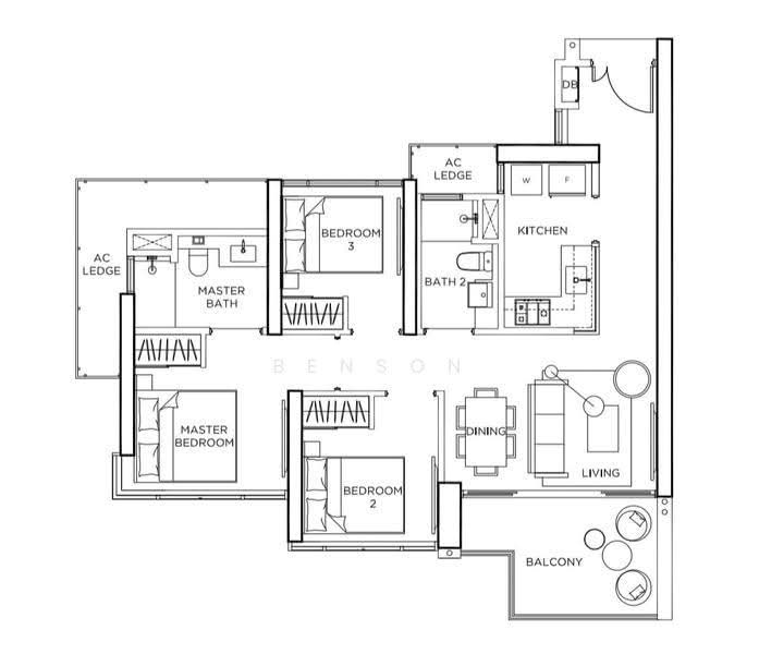 Gem Residences, Balestier / Toa Payoh, 3 Bedrooms, 936 sqft, Condominium For Rent, by Benson Yeo, 500257942 - PropertyGuru.com.sg