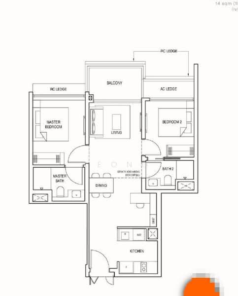 Pinetree Hill, 30 Pine Grove, Clementi Park / Upper Bukit Timah, 2 Bedrooms, 764 sqft, Condominium For Sale, by Leong Jovi, 500257996 - PropertyGuru.com.sg