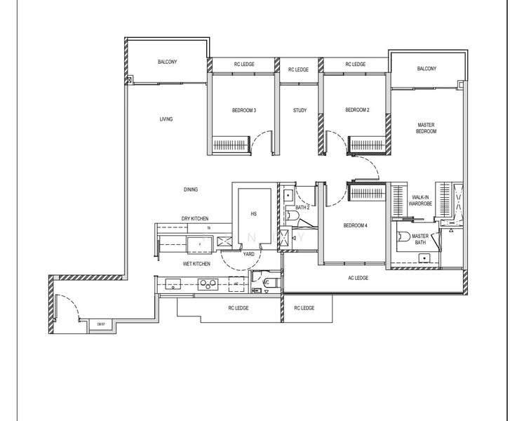 Norwood Grand, Admiralty / Woodlands, 4 Bedrooms, 1,335 sqft, Condominium For Rent, by Fendy Lee, 500258032 - PropertyGuru.com.sg
