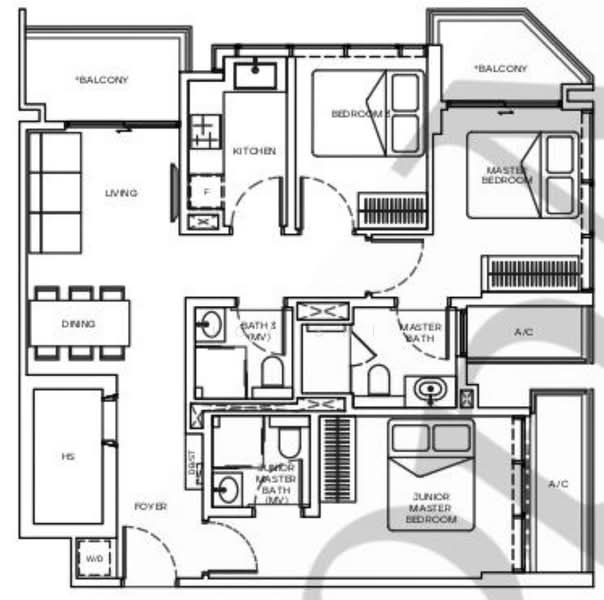 Mori, 223 Guillemard Road, Eunos / Geylang / Paya Lebar, 3 Bedrooms, 980 sqft, Condominium For Sale, by Joy Shi 施谨婉, 500258065 - PropertyGuru.com.sg
