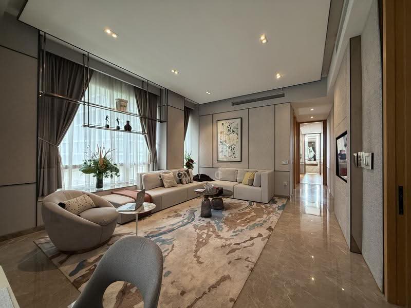 Nouvel 18, 16 Anderson Road, Tanglin / Holland / Bukit Timah, 3 Bedrooms, 1,539 sqft, Condominium For Sale, by Joyce Sim, 500258077 - Living Room - PropertyGuru.com.sg