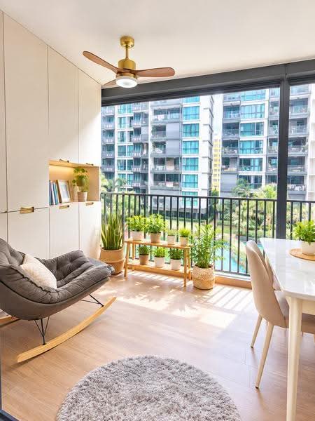 Treasure at Tampines, 57 Tampines Lane, Pasir Ris / Tampines, 4 Bedrooms, 1,238 sqft, Condominium For Sale, by Dominik Teo, 500258107 - Balcony - PropertyGuru.com.sg
