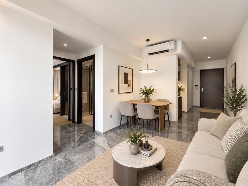 One Bernam, 1 Bernam Street, Chinatown / Tanjong Pagar, 2 Bedrooms, 732 sqft, Condominium For Sale, by Yeo Yong Peng, 500258124 - Living Room - PropertyGuru.com.sg
