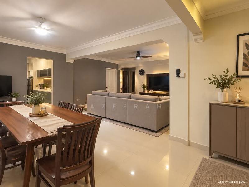 764 Pasir Ris Street 71, 764 Pasir Ris Street 71, Pasir Ris / Tampines, 3 Bedrooms, 1,356 sqft, HDB Flat For Sale, by Fazeerah Epeer, 500258161 - Living Room (Artist Impression) - PropertyGuru.com.sg