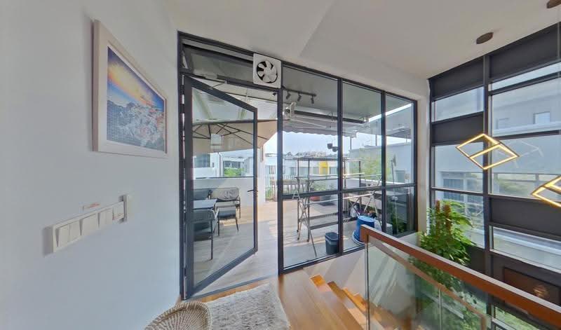 Alana, Sunrise Terrace, Seletar / Yio Chu Kang, 4 Bedrooms, 3,197 sqft, Corner Terrace For Sale, by Lua Chong Teck, 500258179 - Balcony - PropertyGuru.com.sg