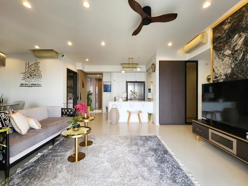 Riverbank at Fernvale, 17 Fernvale Close, Seletar / Yio Chu Kang, 5 Bedrooms, 1,389 sqft, Condominium For Sale, by Kenny Lim (林格徵), 500258201 - Living Room - PropertyGuru.com.sg