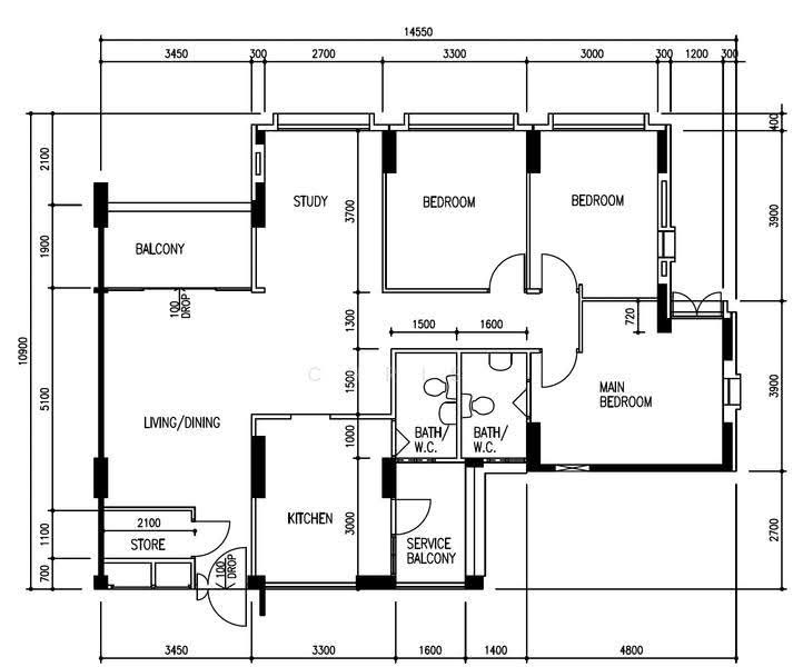 549 Serangoon North Avenue 3, 549 Serangoon North Avenue 3, Hougang / Punggol / Sengkang, 3 Bedrooms, 1,291 sqft, HDB Flat For Sale, by Chris Koo, 500258221 - PropertyGuru.com.sg