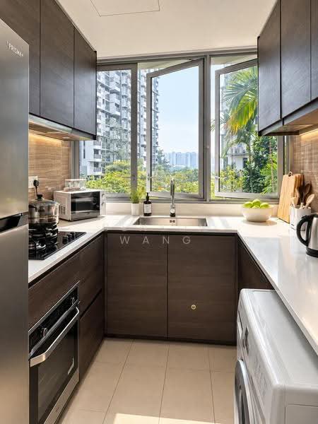 RiverTrees Residences, 23 Fernvale Close, Seletar / Yio Chu Kang, 3 Bedrooms, 947 sqft, Condominium For Rent, by Benson Wang, 500258258 - Kitchen - PropertyGuru.com.sg