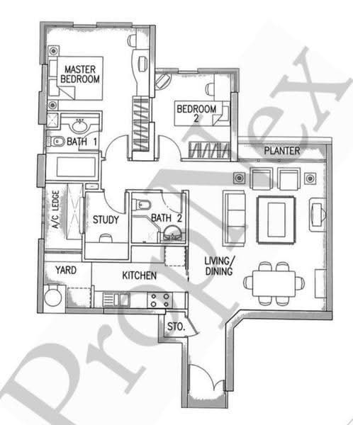 Amaryllis Ville, 20 Newton Road, Newton / Novena, 3 Bedrooms, 980 sqft, Condominium For Sale, by Ken Bong 黄慧锋, 500258273 - PropertyGuru.com.sg
