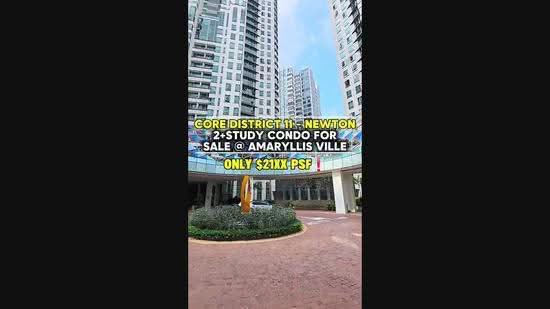 Amaryllis Ville, 20 Newton Road, Newton / Novena, 3 Bedrooms, 980 sqft, Condominium For Sale, by Ken Bong 黄慧锋, 500258273 - PropertyGuru.com.sg