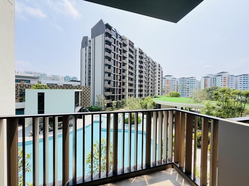 Norwood Grand, Admiralty / Woodlands, 2 Bedrooms, 710 sqft, Condominium For Rent, by Vicole Lim, 500258314 - Balcony - PropertyGuru.com.sg
