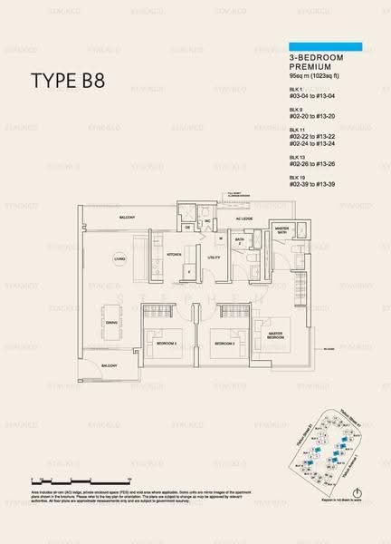 The Criterion, 1 Yishun Street 51, Sembawang / Yishun, 3 Bedrooms, 1,023 sqft, Condominium For Sale, by Stephen Yeo, 500258340 - PropertyGuru.com.sg