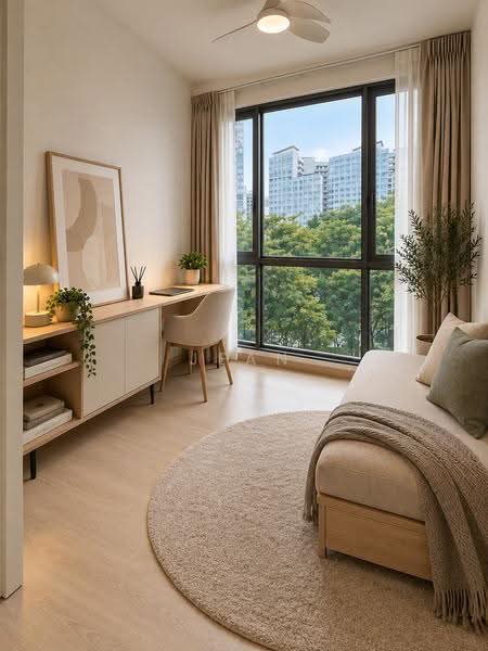 Riversound Residence, 7 Sengkang East Avenue, Hougang / Punggol / Sengkang, 2 Bedrooms, 753 sqft, Condominium For Sale, by Jean Chua, 500258344 - AI Generated Image of Common Rm - PropertyGuru.com.sg