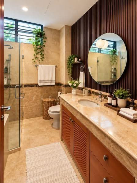 Renovated Corner Terrace with 6 bedrooms 5 bath, Hougang / Punggol / Sengkang, 6 Bedrooms, 3,089 sqft, Corner Terrace For Sale, by Frederick Koh, 500258355 - Bathroom - PropertyGuru.com.sg