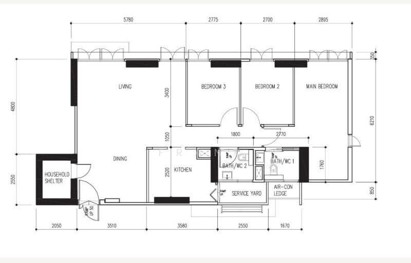 89 Dawson Road, 89 Dawson Road, Alexandra / Commonwealth, 3 Bedrooms, 1,065 sqft, HDB Flat For Sale, by Frank Wong, 500258357 - PropertyGuru.com.sg