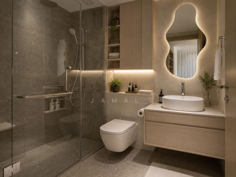 Mori, 223 Guillemard Road, Eunos / Geylang / Paya Lebar, 1 Bedroom, 484 sqft, Condominium For Sale, by Jamal Ponnichi, 500258518 - Bathroom - PropertyGuru.com.sg