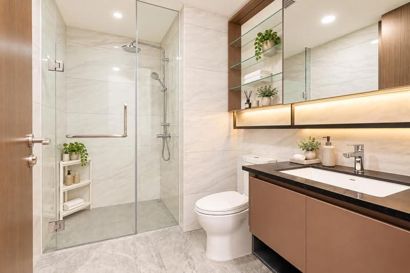 Normanton Park, 49 Normanton Park, Buona Vista / West Coast / Clementi New Town, 1 Bedroom, 527 sqft, Condominium For Sale, by Kieran Koh, 500258610 - Bathroom - PropertyGuru.com.sg