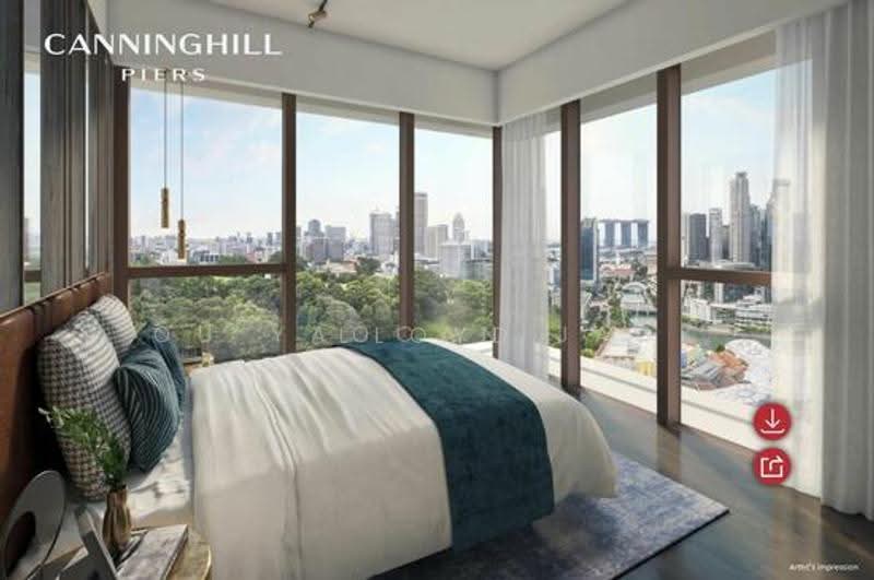 CanningHill Piers, 1 Clarke Quay, City Hall / Clarke Quay, 1 Bedroom, 538 sqft, Condominium For Sale, by Lloyd Lim, 500258704 - Bedroom - PropertyGuru.com.sg