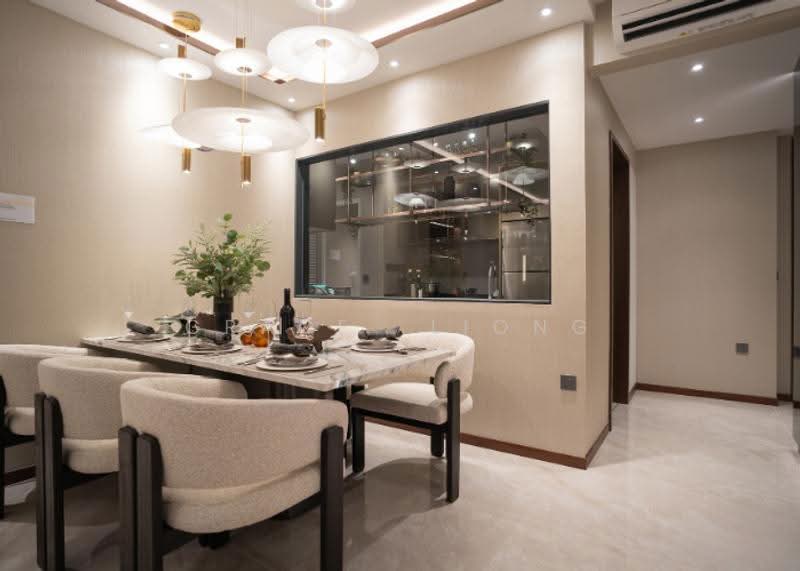 Brand New 3 Bedroom at Lorong Chuan MRT!, Ang Mo Kio Avenue 1, Braddell Road, Burghley Drive, Chuan Lane, Lorong Chuan, Serangoon Avenue 2, Serangoon Avenue 3, Serangoon Avenue 4, Serangoon Road, Tavistock Avenue, Hougang / Punggol / Sengkang, 3 Bedrooms, 1,206 sqft, Condominium For Sale, by Grace LIONG 梁礜從, 500258711 - Dining Room - PropertyGuru.com.sg