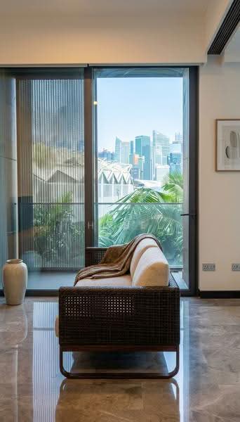 Midtown Bay, 122 Beach Road, Beach Road / Bugis / Rochor, 1 Bedroom, 484 sqft, Condominium For Sale, by Shanel Liew, 500258858 - Living Room - PropertyGuru.com.sg