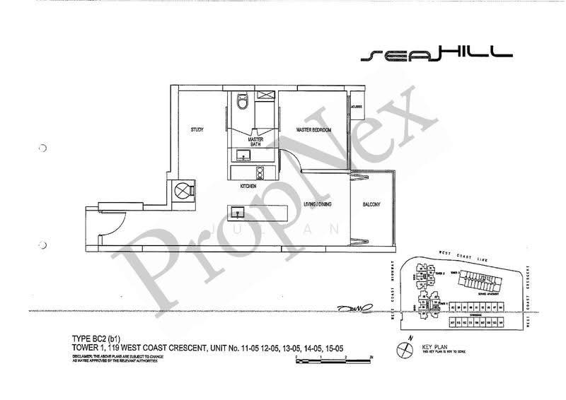 Seahill, West Coast Crescent, Buona Vista / West Coast / Clementi New Town, 1 Bedroom, 635 sqft, Condominium For Sale, by Julian Li, 500258864 - PropertyGuru.com.sg