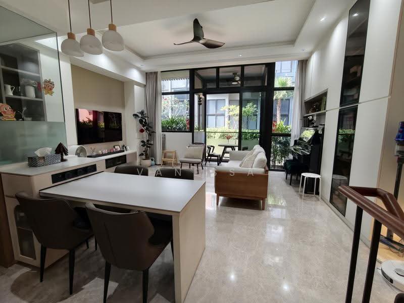 Kent Ridge Hill Residences, 60G South Buona Vista Road, Buona Vista / West Coast / Clementi New Town, 4 Bedrooms, 1,830 sqft, Cluster House For Sale, by Vanessa Duan, 500258885 - Living Room - PropertyGuru.com.sg