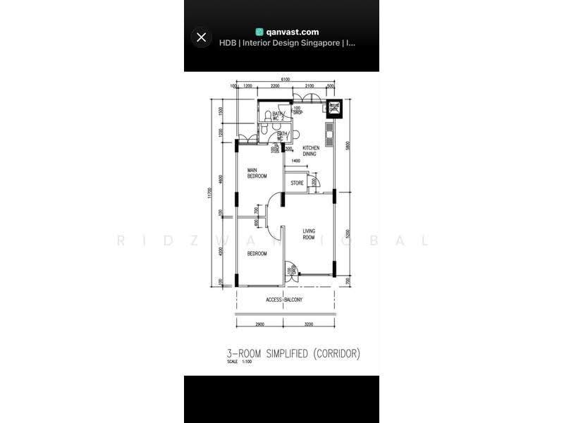 629 Hougang Avenue 8, 629 Hougang Avenue 8, Hougang / Punggol / Sengkang, 2 Bedrooms, 688 sqft, HDB Flat For Sale, by Ridzwan Iqbal, 500258926 - PropertyGuru.com.sg